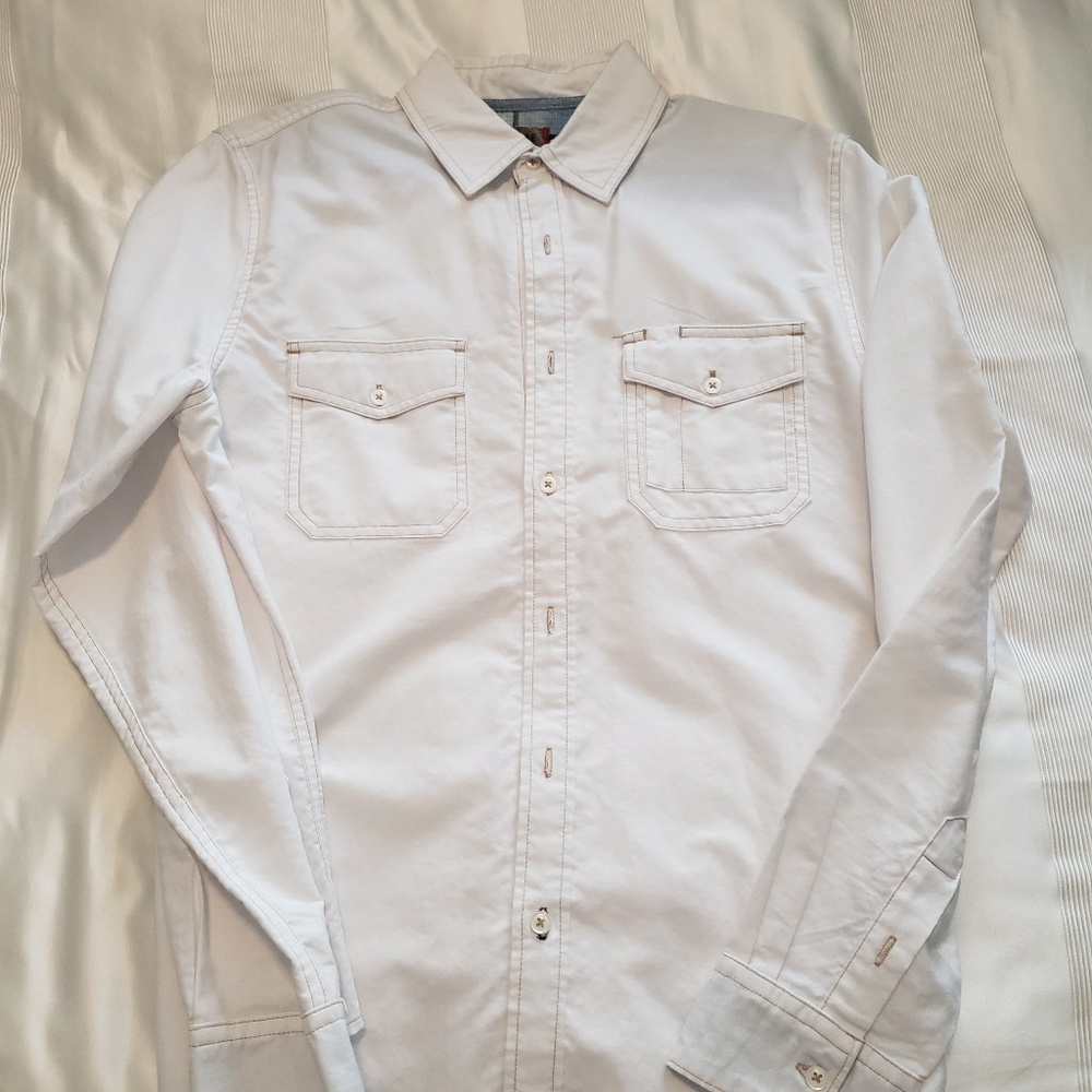 Vintage Red button down shirt